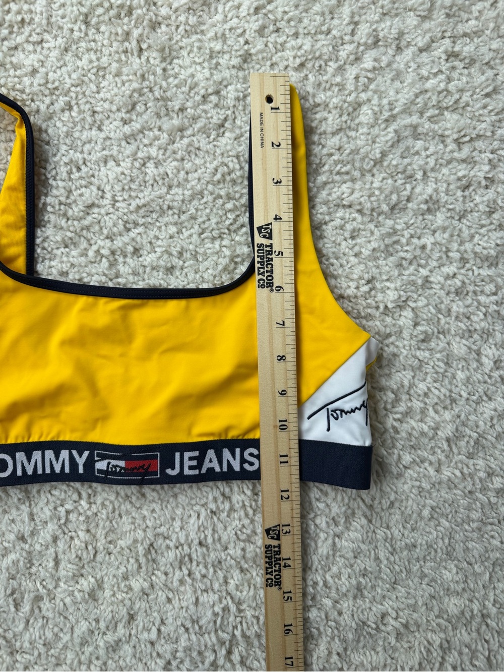 Tommy Jeans Medium Sports Bralette/Bikini Top - Picture 5 of 5